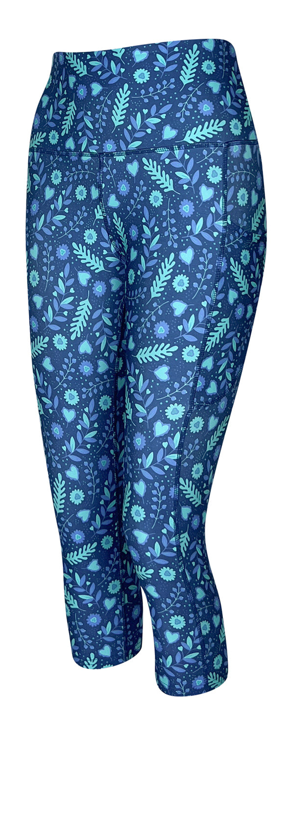 Meadow Breeze + Pockets-Adult Pocket Leggings