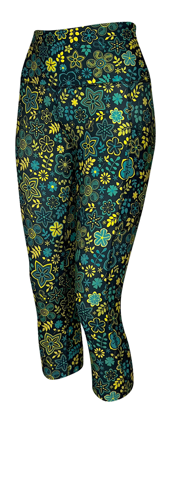 Fantasy Flowers + Pockets-Adult Pocket Leggings