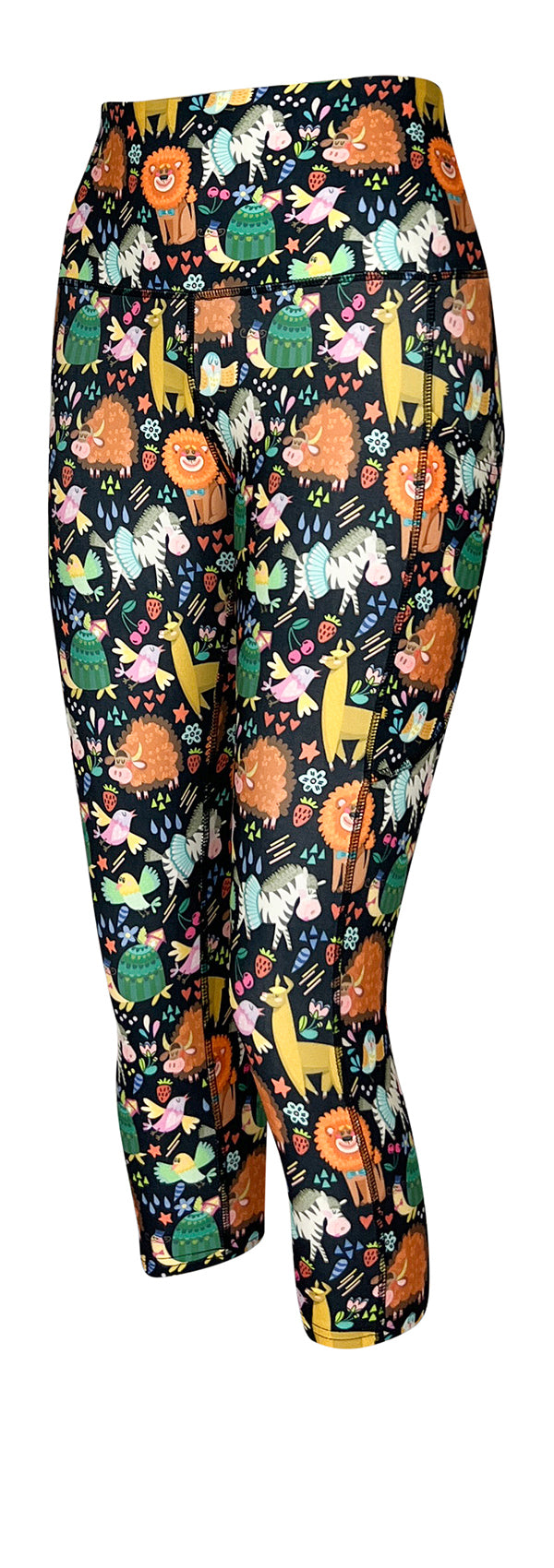 Wildlife + Pockets-Adult Pocket Leggings