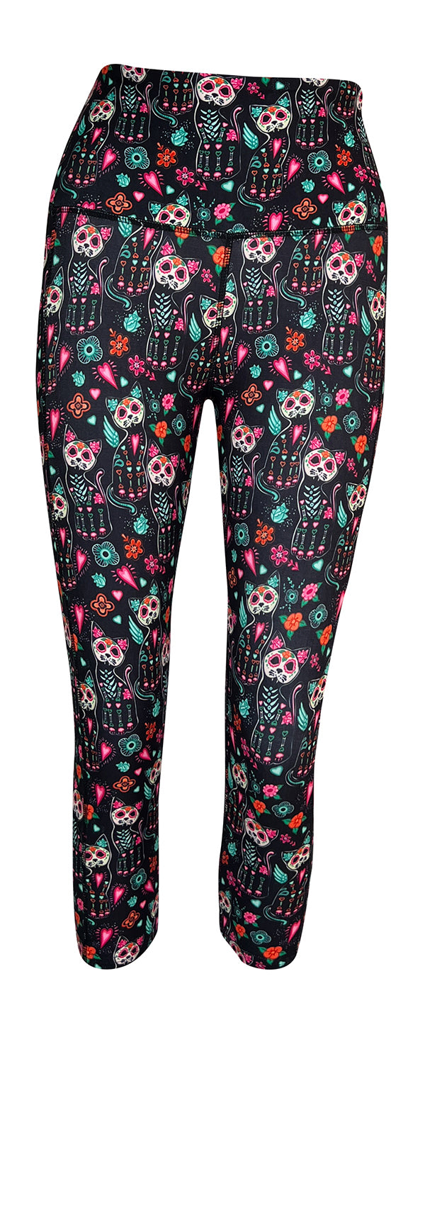 Phantom Felines + Pockets-Adult Pocket Leggings