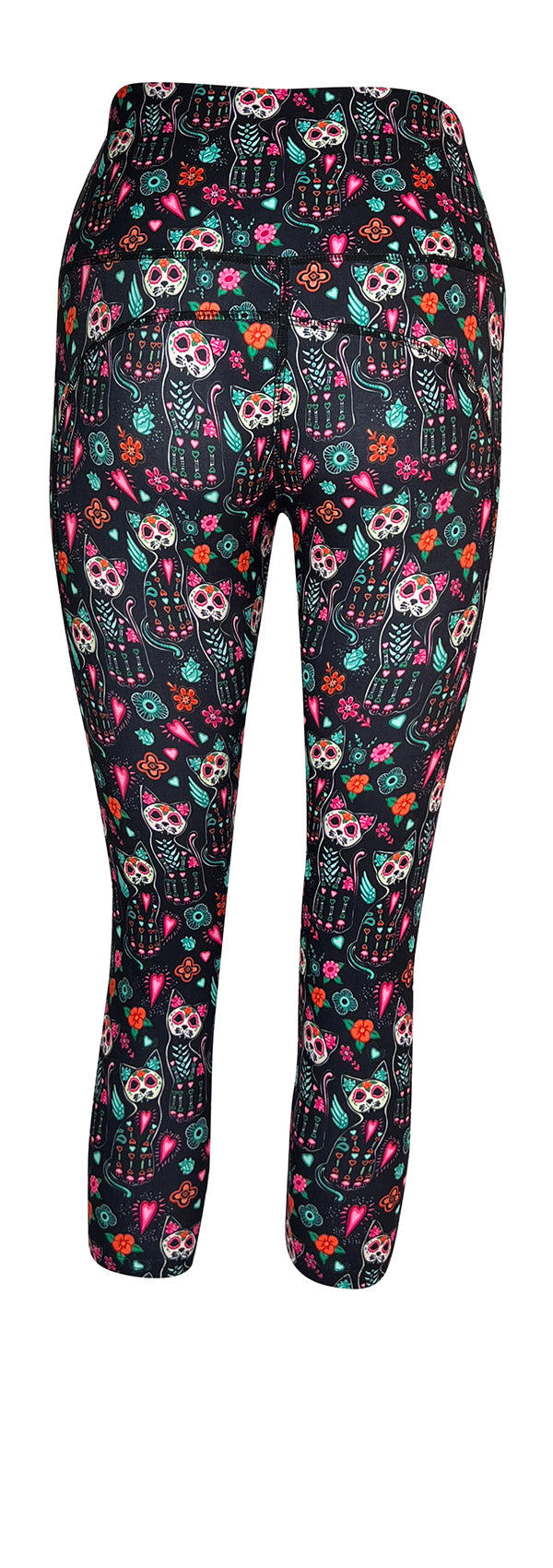 Phantom Felines + Pockets-Adult Pocket Leggings