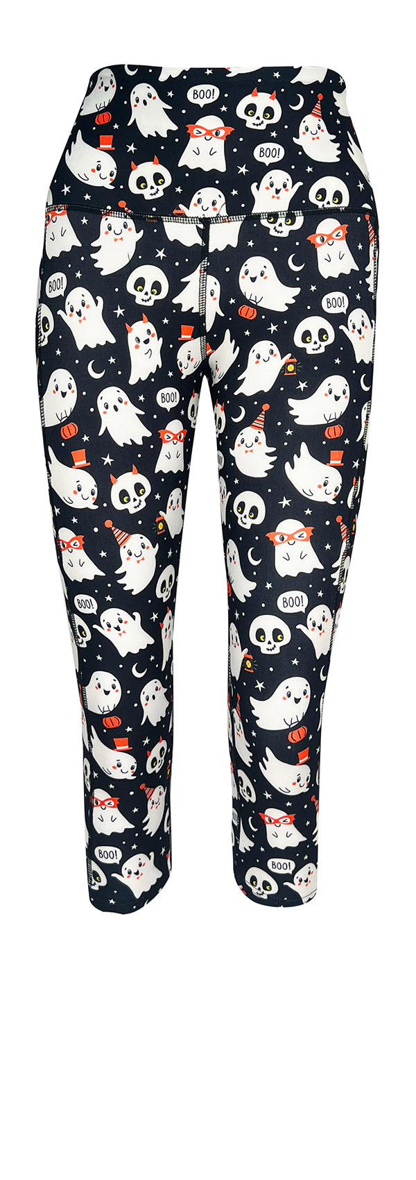 Good Time Ghosts + Pockets-Adult Pocket Leggings