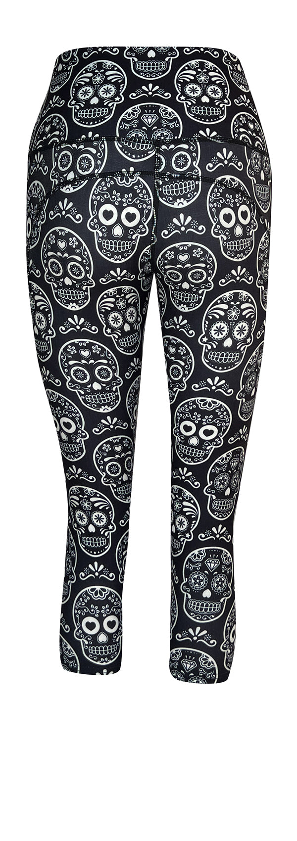 Day Of The Dead + Pockets-Adult Pocket Leggings