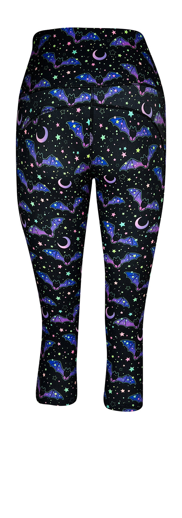 Midnight Bats + Pockets-Adult Pocket Leggings