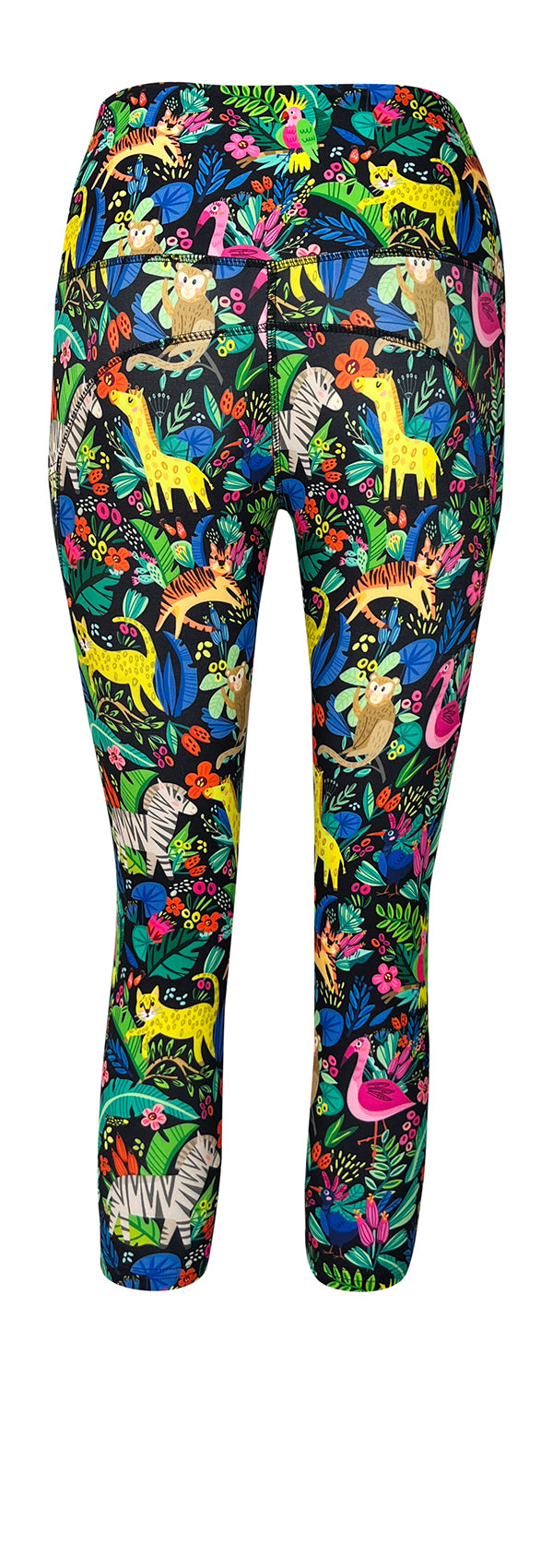 Safari Paradise + Pockets-Adult Pocket Leggings