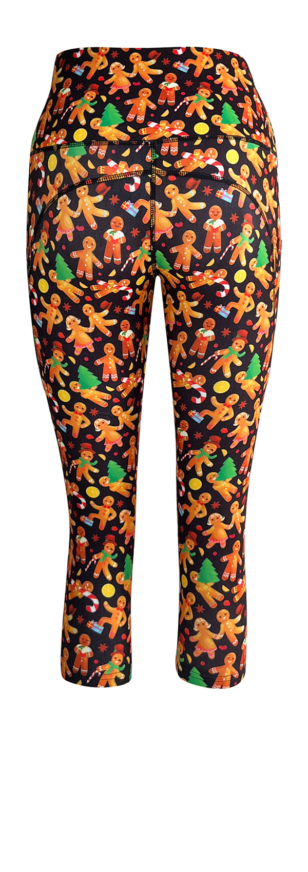 Mr & Mrs Gingerbread + Pockets-Adult Pocket Leggings