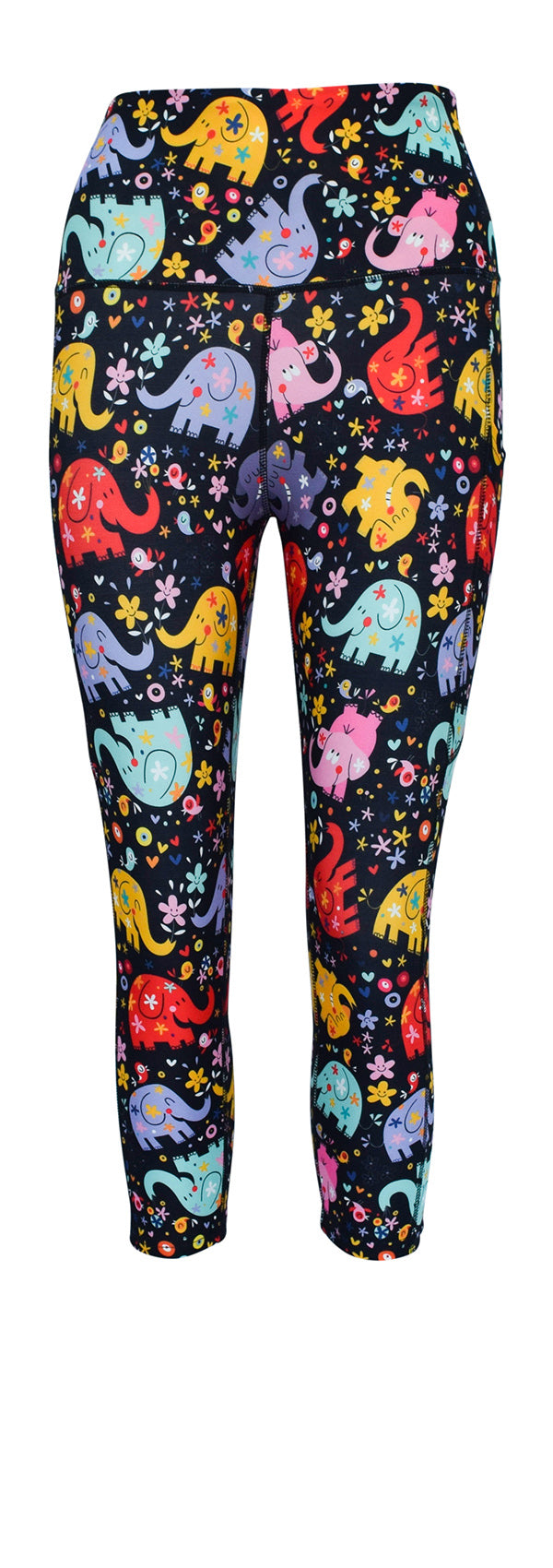 Nelly The Elephant + Pockets-Adult Pocket Leggings