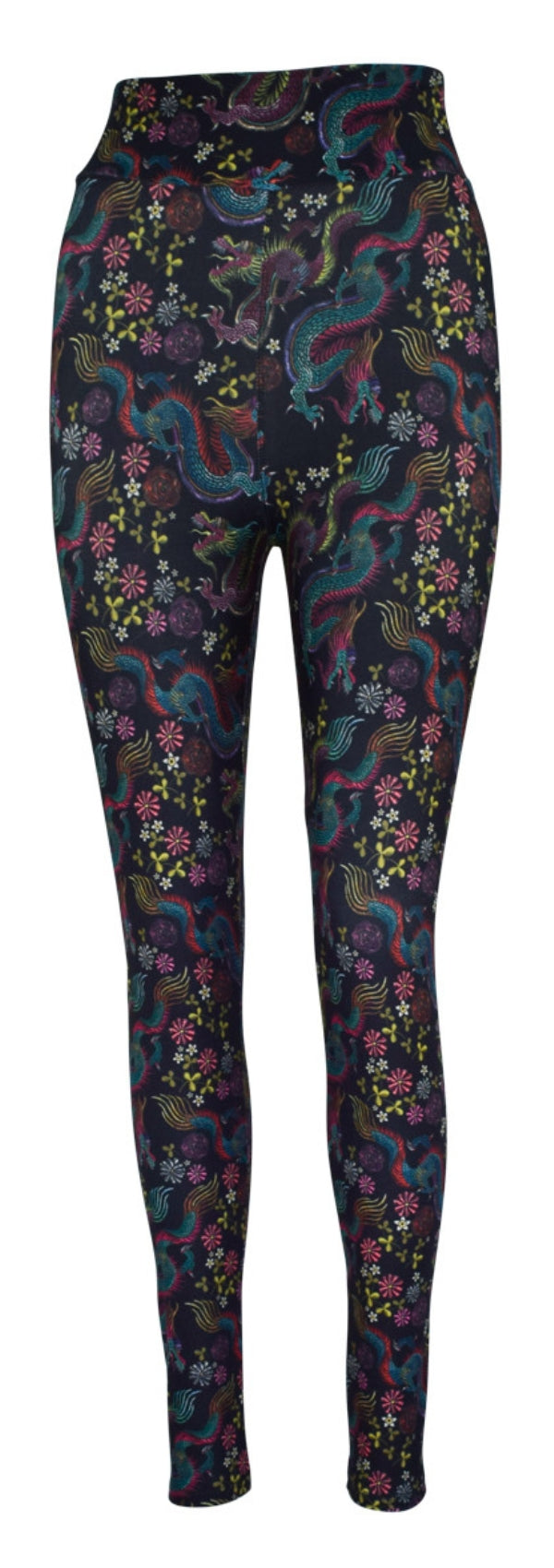 Leggings Sportivi Da Donna A Va Alta Con Tasche Per Telefono, Stampa - Foto 11