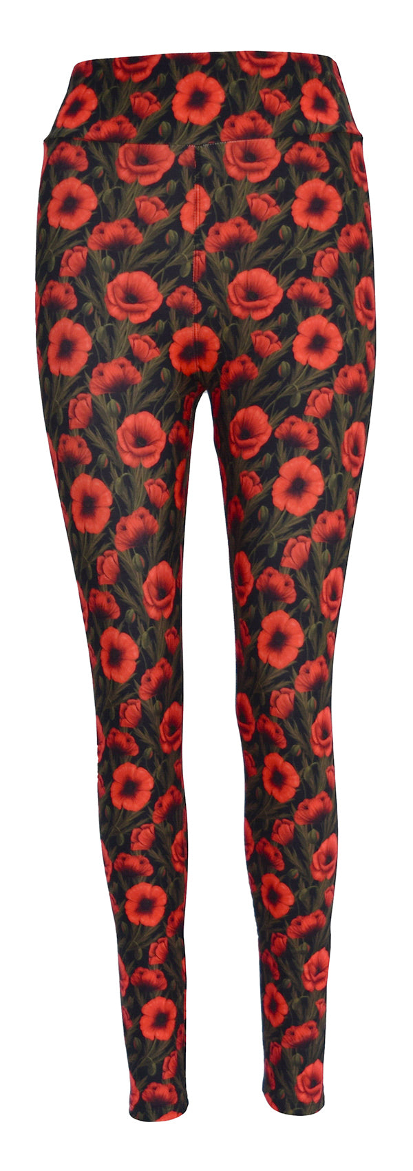 Poppy Fields-Adult Leggings