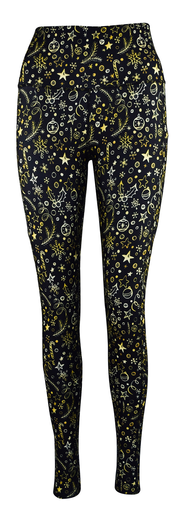 Festive Magic + Pockets-Adult Pocket Leggings