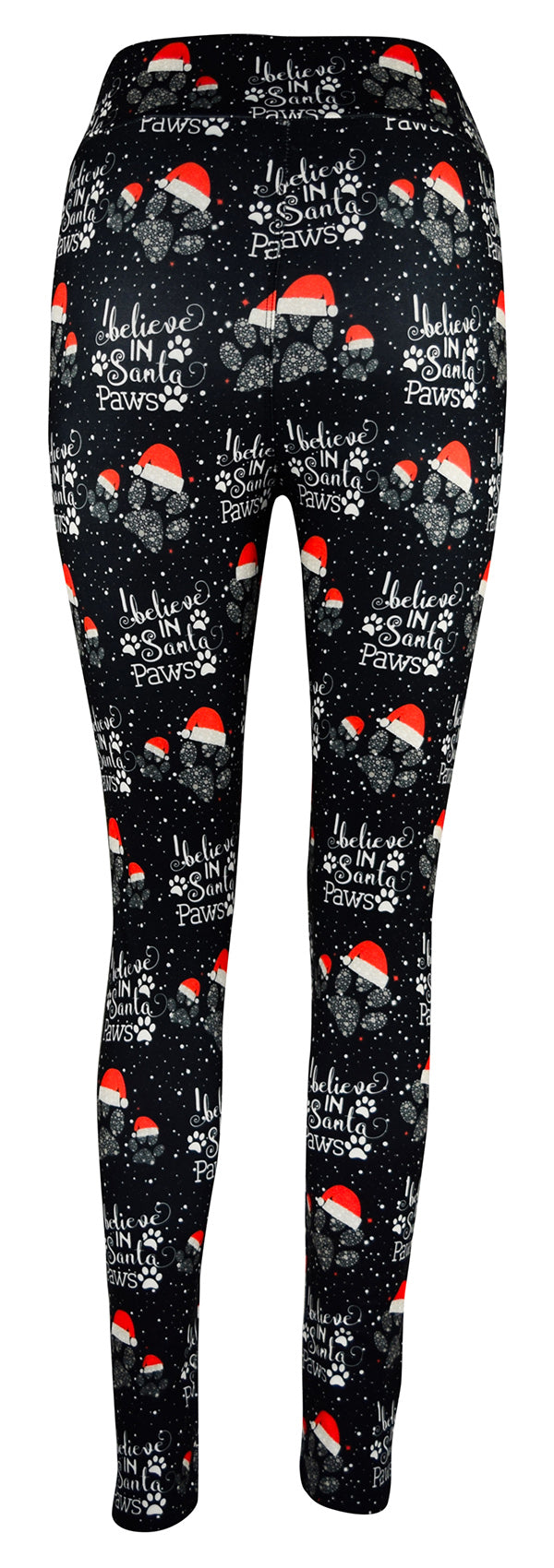 I Believe In Santa Paws-Adult Leggings