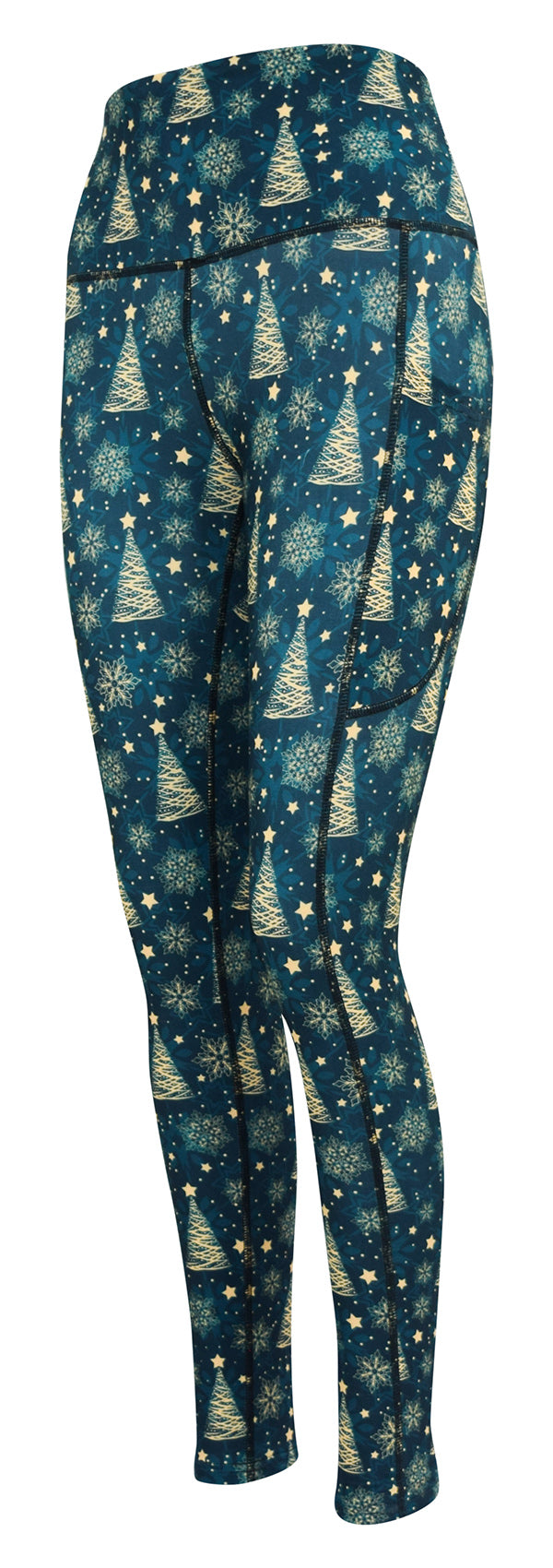 Enchanted Christmas + Pockets-Adult Pocket Leggings