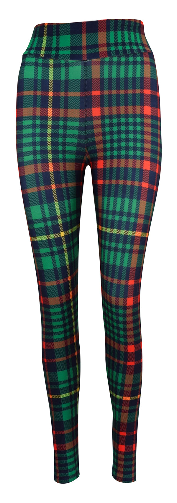 Christmas Tartan-Adult Leggings