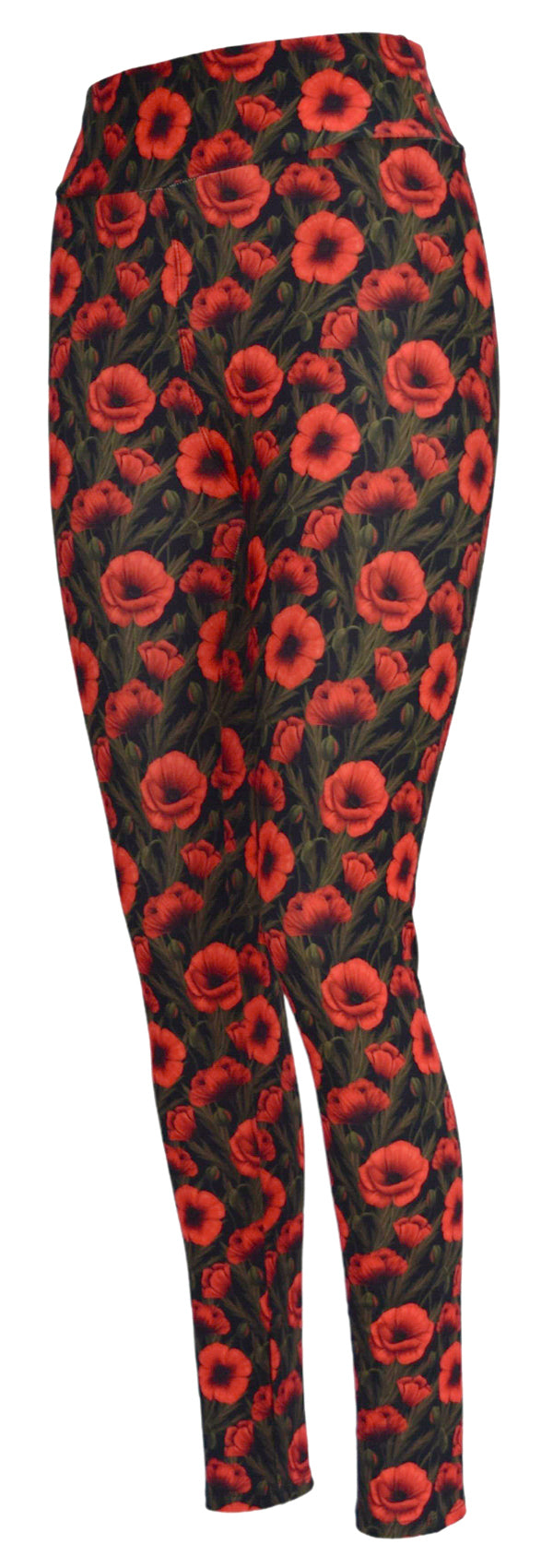 Poppy Fields-Adult Leggings