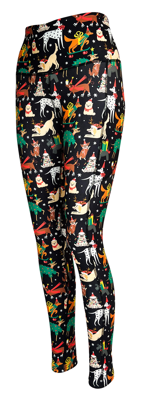 Jingle Paws + Pockets-Adult Pocket Leggings