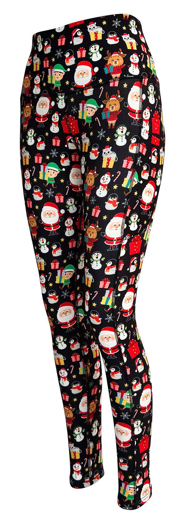 Santa's Little Helpers + Pockets-Adult Pocket Leggings