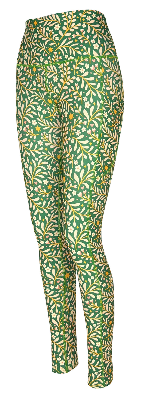 Serenity Garden + Pockets-Adult Pocket Leggings