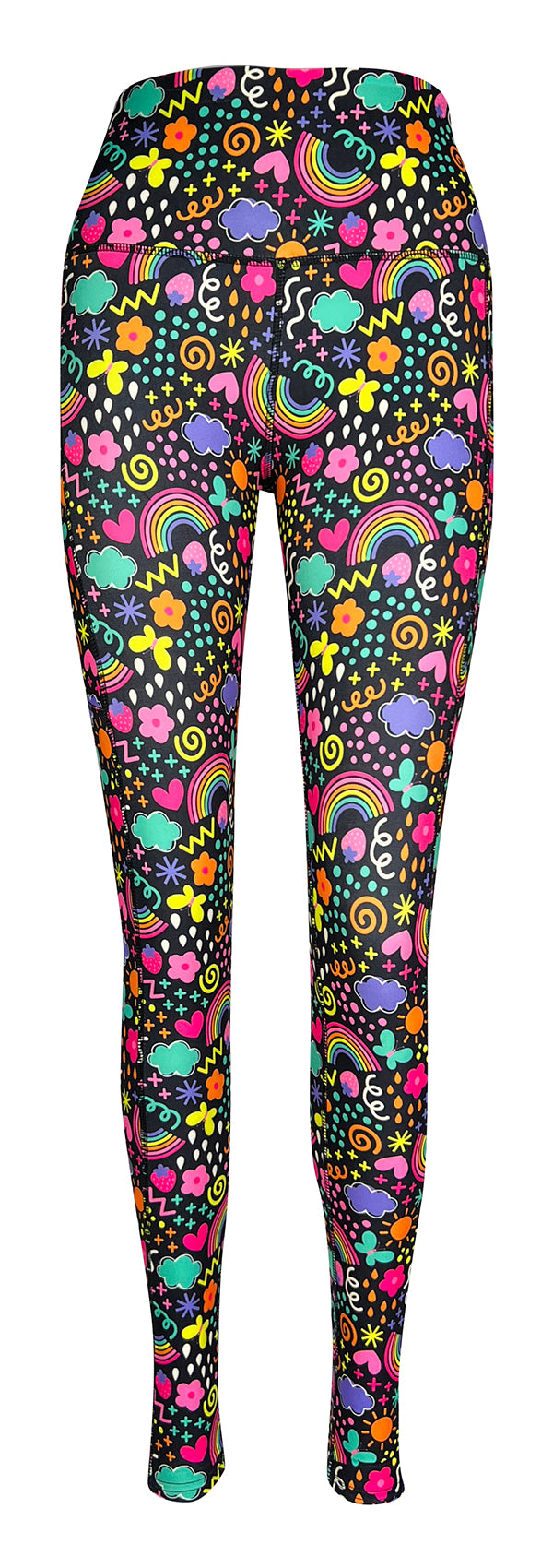 Over The Rainbow + Pockets-Adult Pocket Leggings