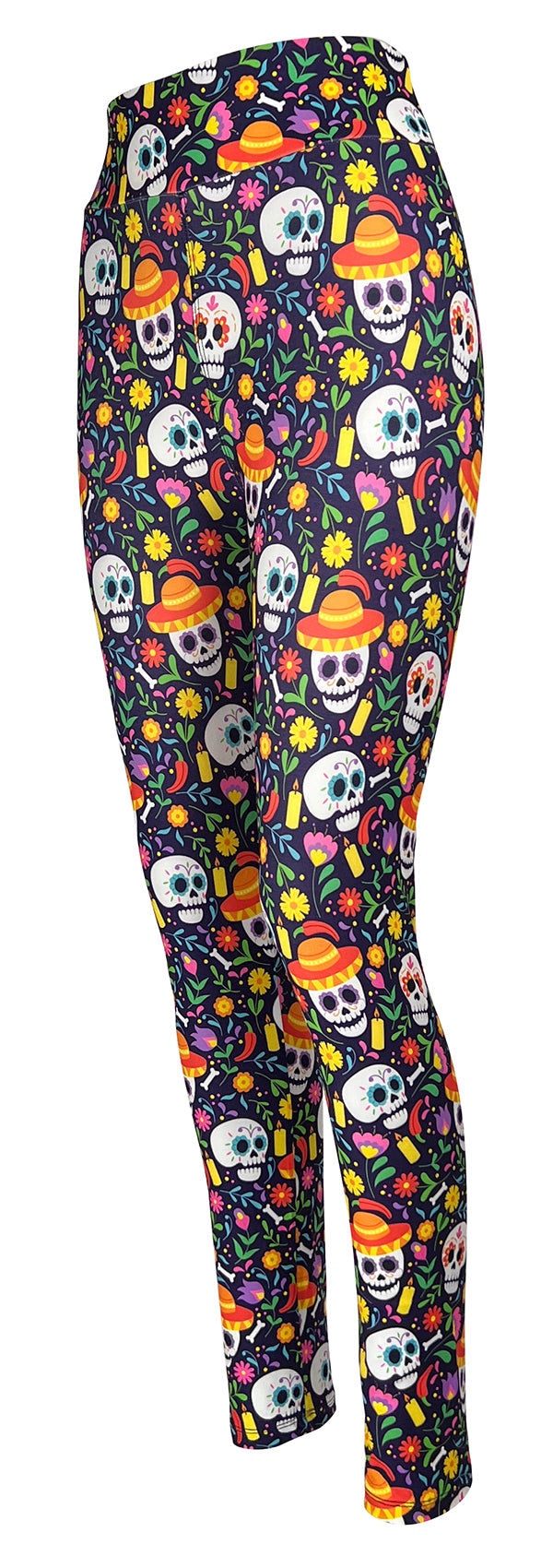 Soft Leggings Sugar Skull Leggings Walmart Creamy Soft Sugar Skull