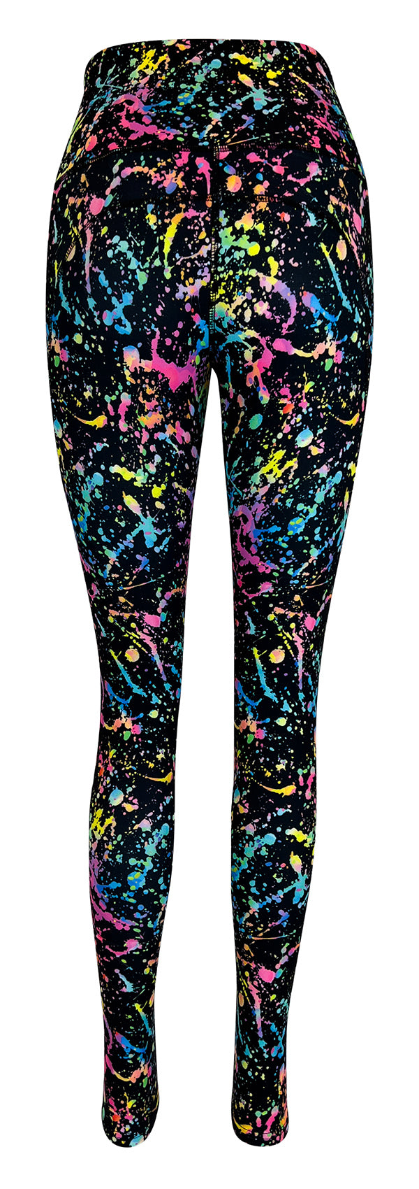 Neon Fusion + Pockets-Adult Pocket Leggings