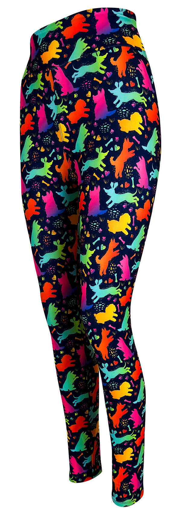 Colourful Canines-Adult Leggings
