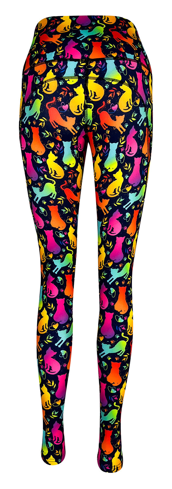 Feline The Love + Pockets-Adult Pocket Leggings