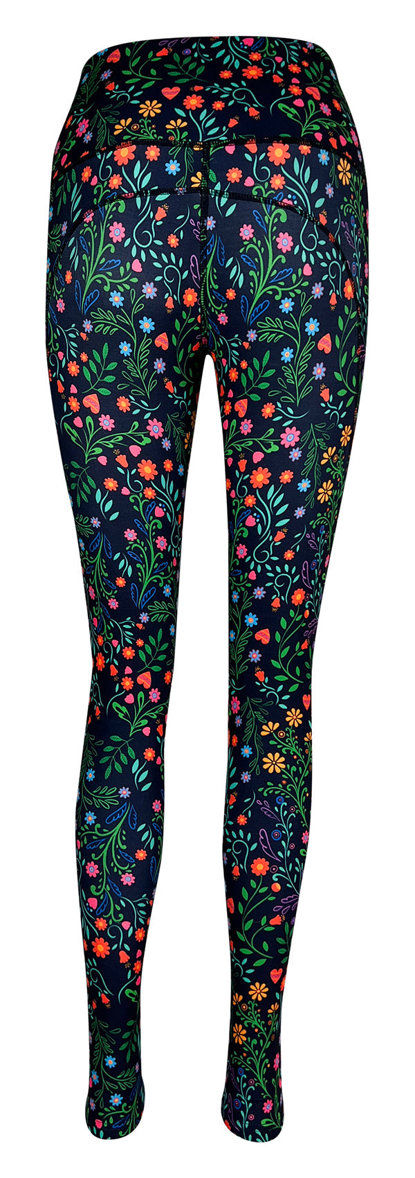 Garden Of Love + Pockets-Adult Pocket Leggings