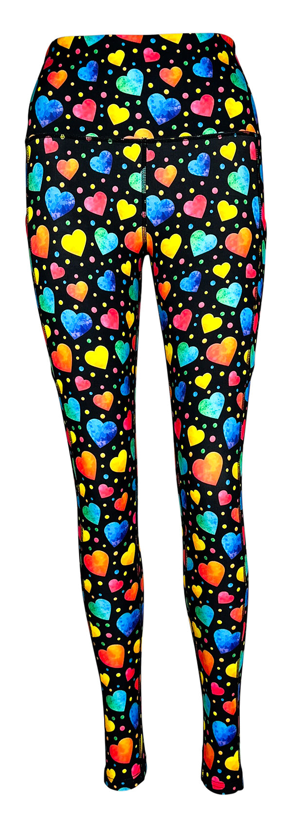 Heart Harmony + Pockets-Adult Pocket Leggings