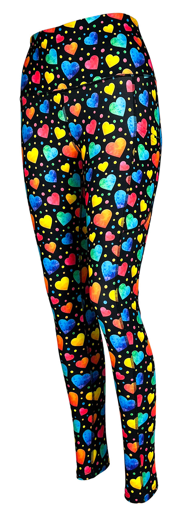 Heart Harmony + Pockets-Adult Pocket Leggings