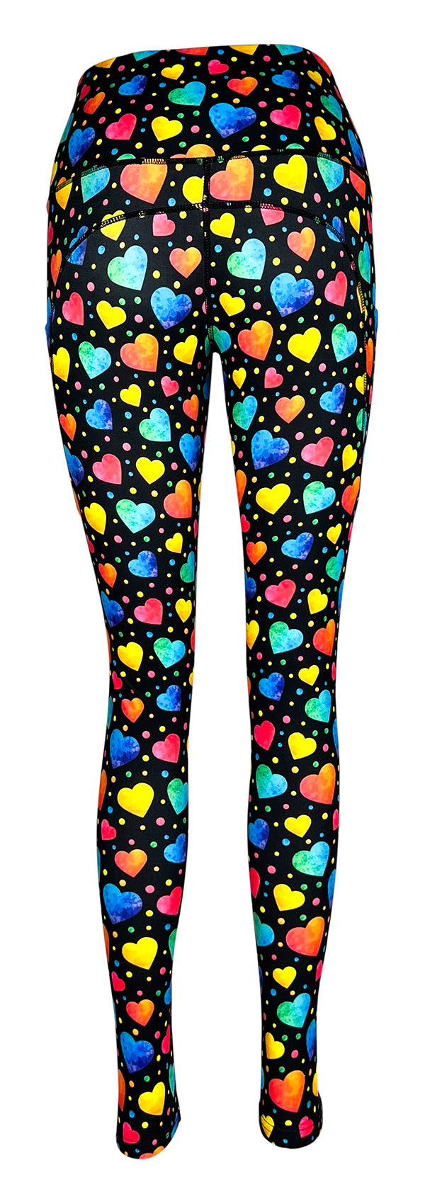 Heart Harmony + Pockets-Adult Pocket Leggings