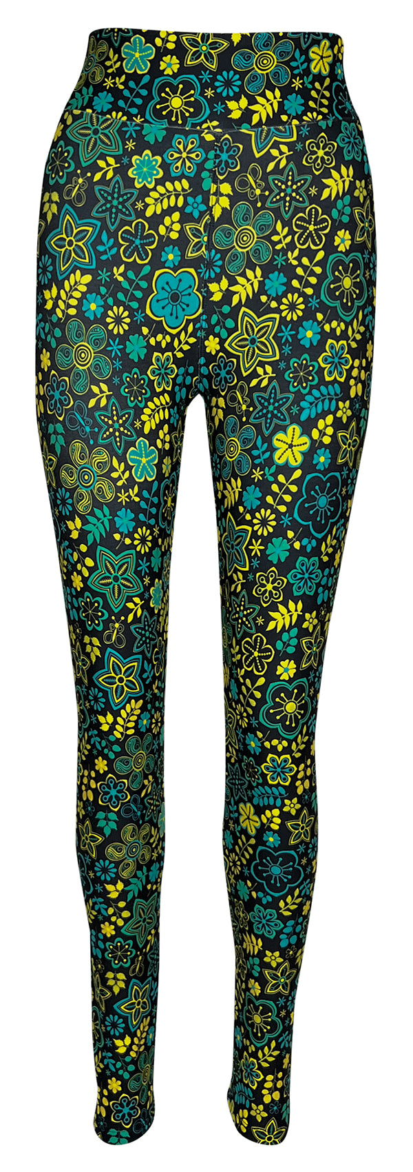 Fantasy Flowers-Adult Leggings