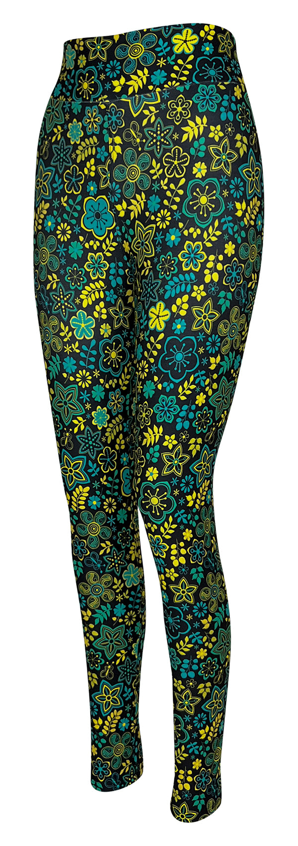 Fantasy Flowers-Adult Leggings