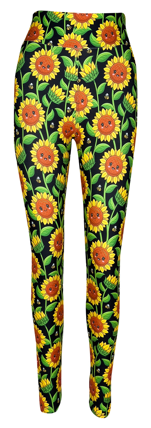 Sunflower Smiles-Adult Leggings