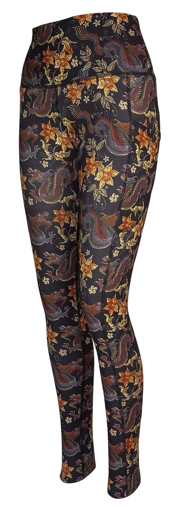 Dragon Dreams + Pockets-Adult Pocket Leggings