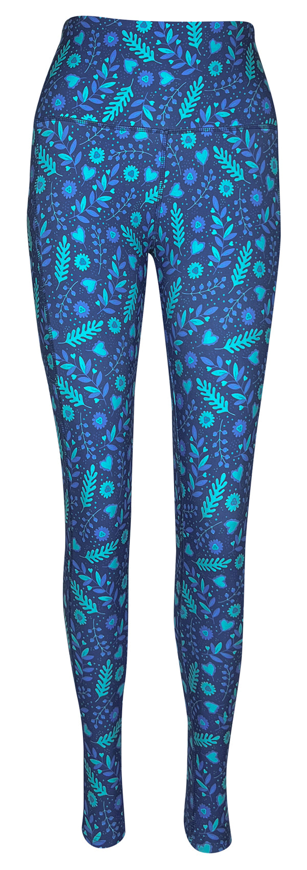 Meadow Breeze + Pockets-Adult Pocket Leggings