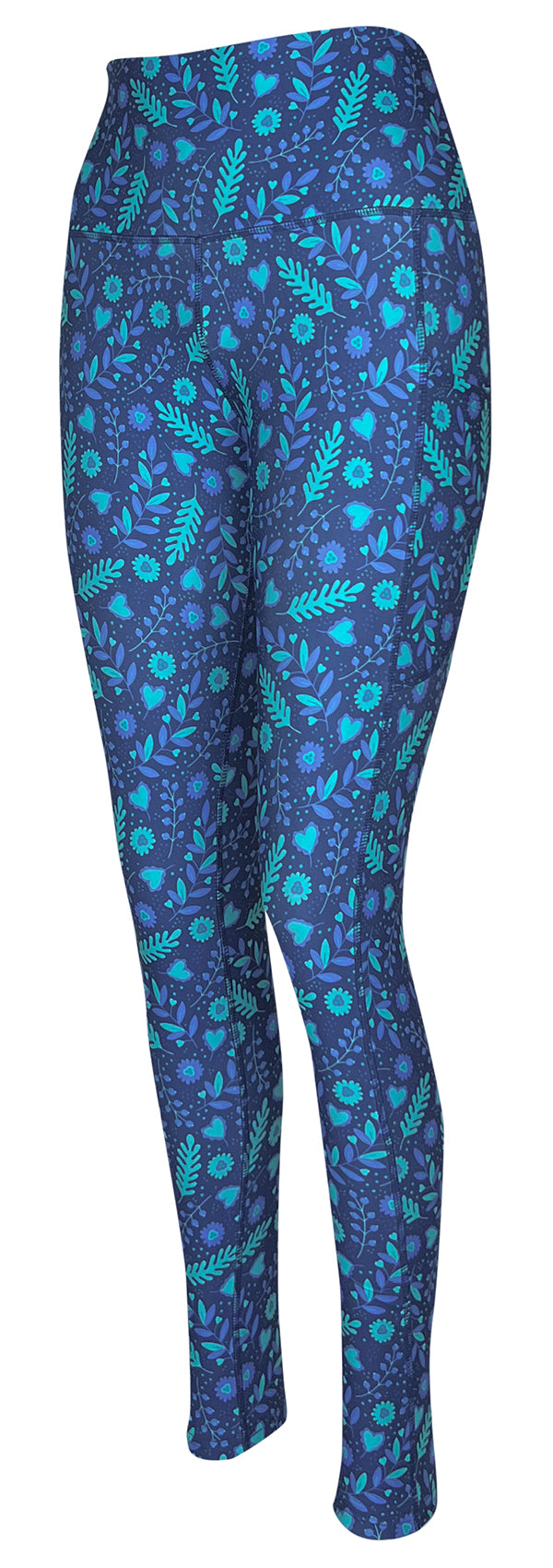 Meadow Breeze + Pockets-Adult Pocket Leggings