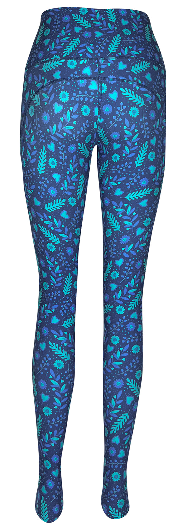 Meadow Breeze + Pockets-Adult Pocket Leggings