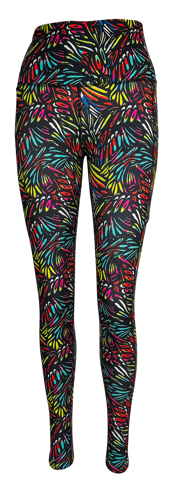 Rainbow Wings + Pockets-Adult Pocket Leggings