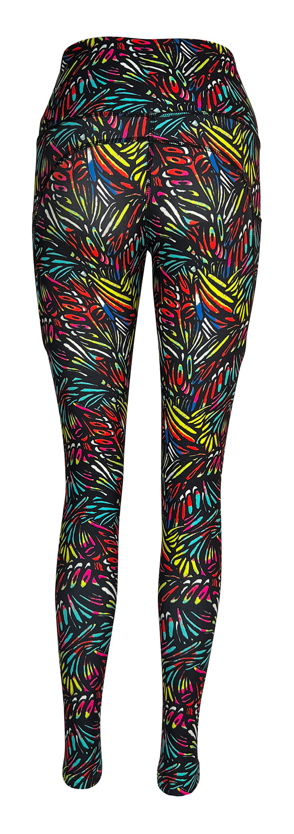 Rainbow Wings + Pockets-Adult Pocket Leggings