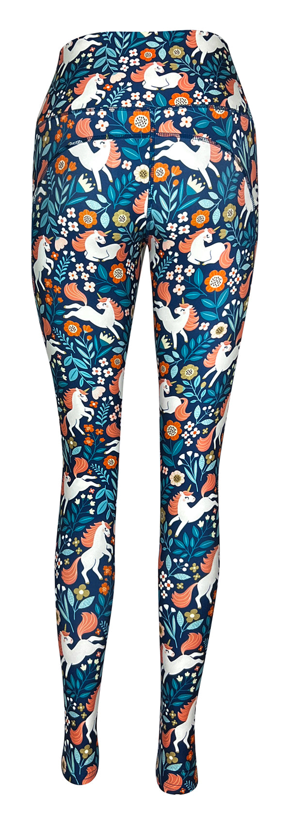 Unicorn Dreamland + Pockets-Adult Pocket Leggings