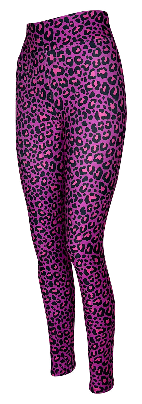 Purple Leopard-Adult Leggings