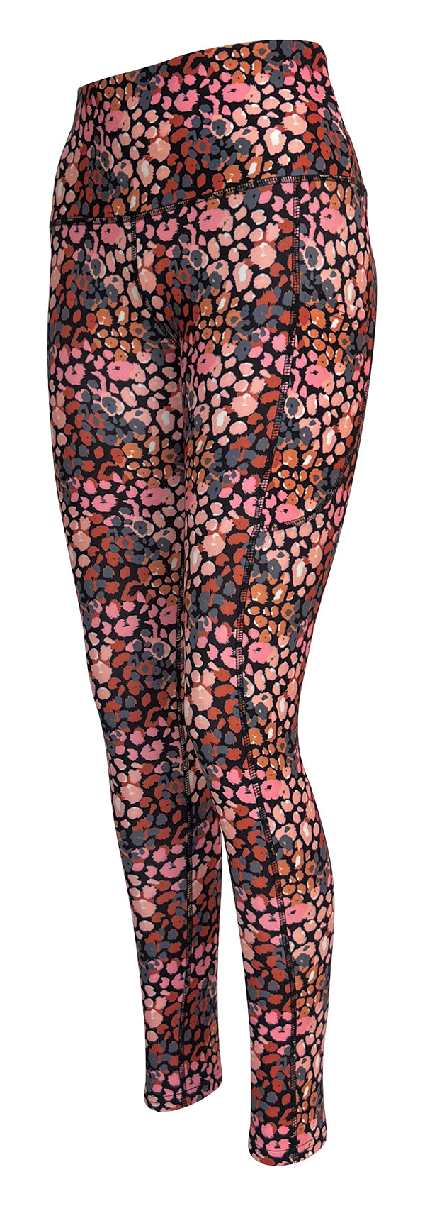 Autumn Leopard + Pockets-Adult Pocket Leggings