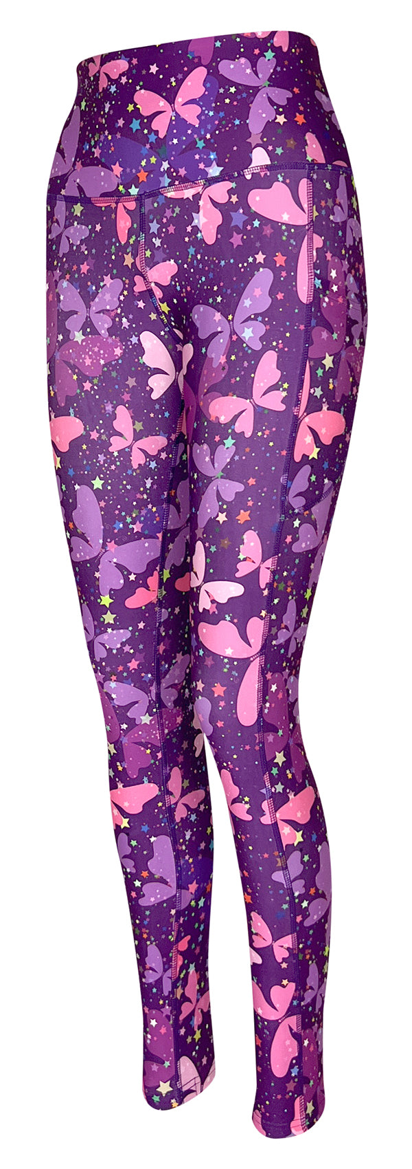 Butterfly Galaxy + Pockets-Adult Pocket Leggings