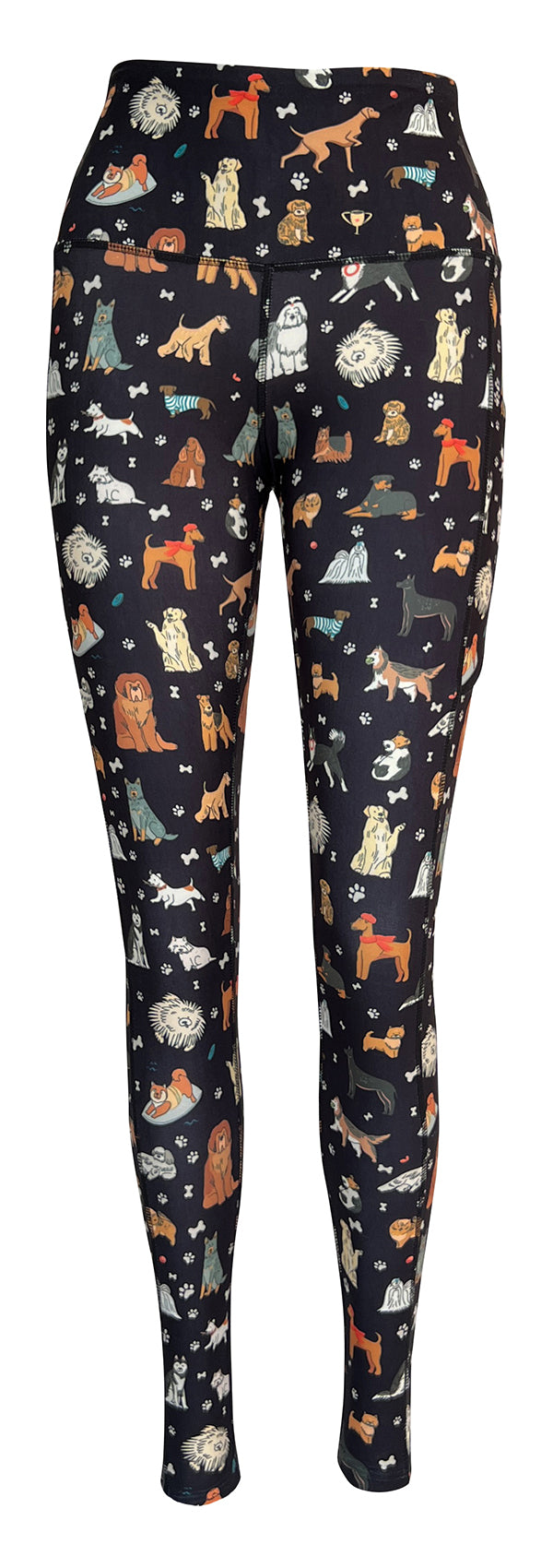 Doggy Delight + Pockets-Adult Pocket Leggings