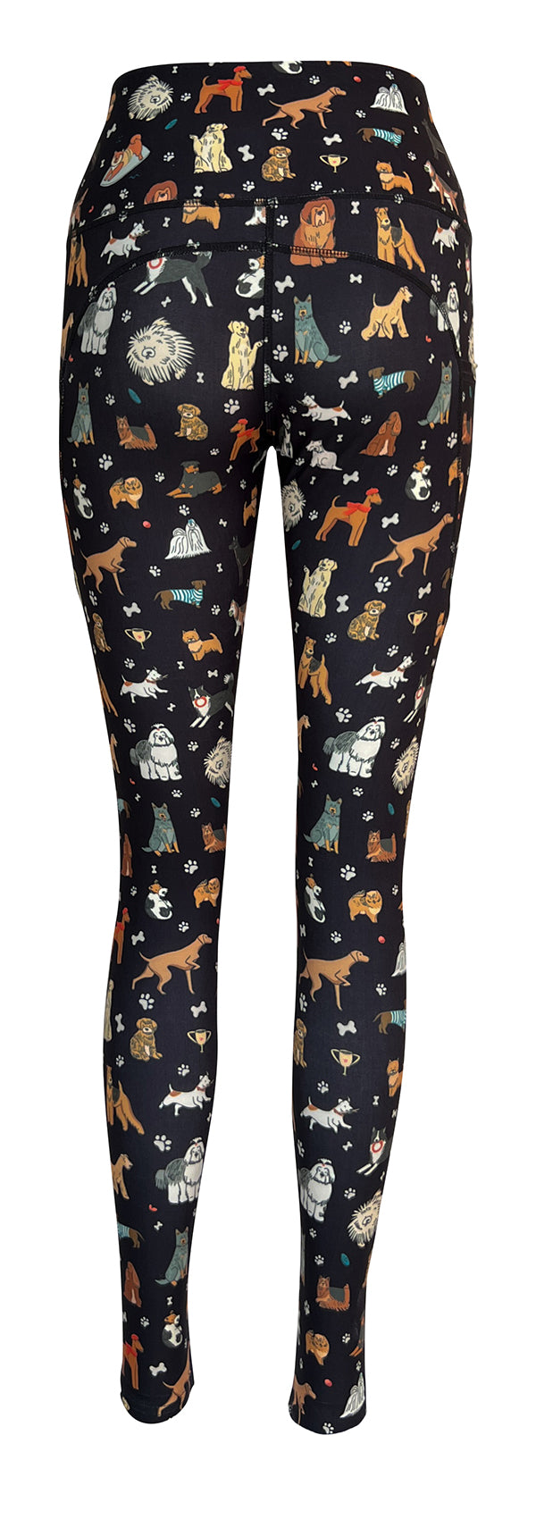 Doggy Delight + Pockets-Adult Pocket Leggings