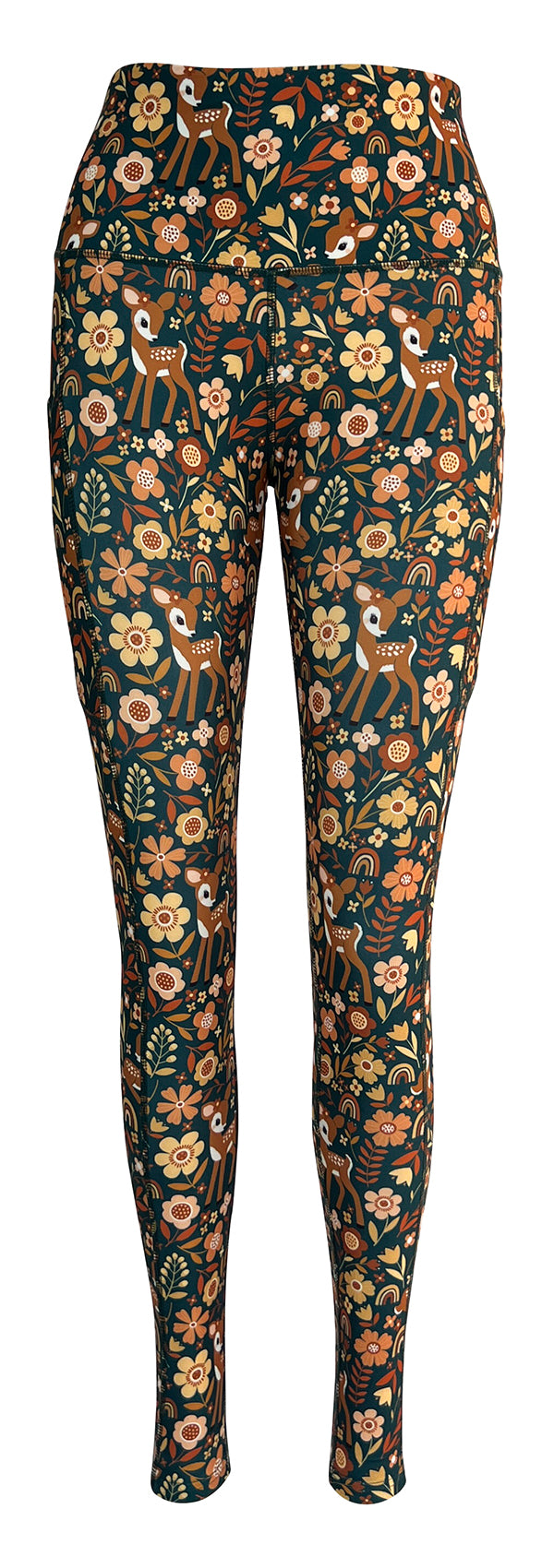 Deers + Pockets-Adult Pocket Leggings