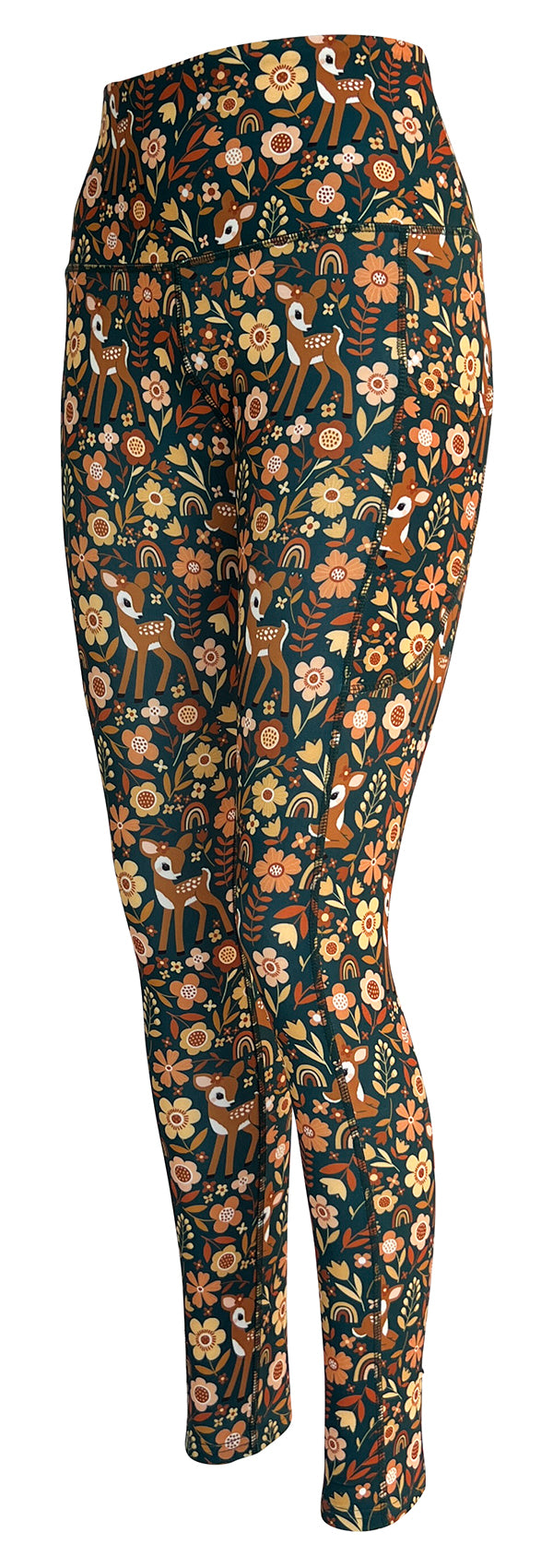 Deers + Pockets-Adult Pocket Leggings