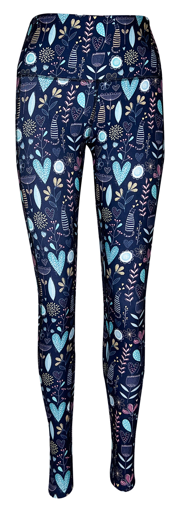 Wildflower Whiskers + Pockets-Adult Pocket Leggings