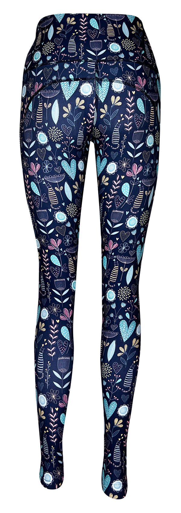 Wildflower Whiskers + Pockets-Adult Pocket Leggings