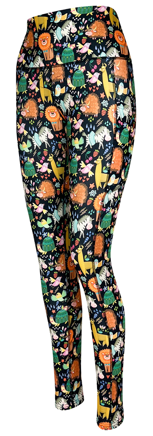 Wildlife + Pockets-Adult Pocket Leggings